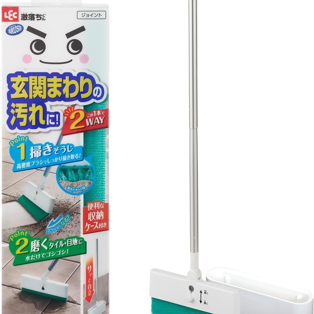 日本正品LEC激洛君多功能玄關瓷磚拋光清潔刷