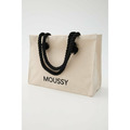 日本正品MOUSSY SOUVENIR紀念版簡約LOGO帆布托特包_6