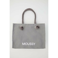 日本正品MOUSSY SOUVENIR紀念版簡約LOGO帆布托特包_2