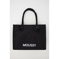 日本正品MOUSSY SOUVENIR紀念版簡約LOGO帆布托特包_1