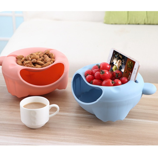 大嘴熊雙層多功能乾果盒(3色)