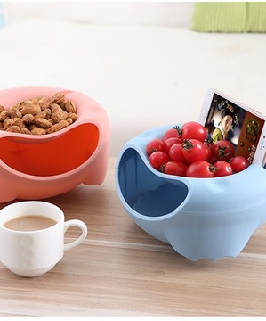 大嘴熊雙層多功能乾果盒(3色)