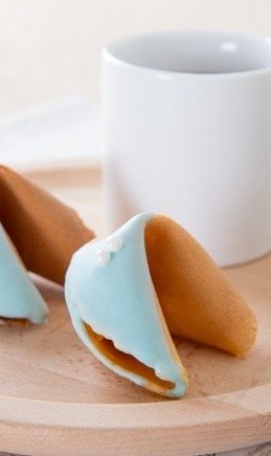 天空藍幸運餅乾