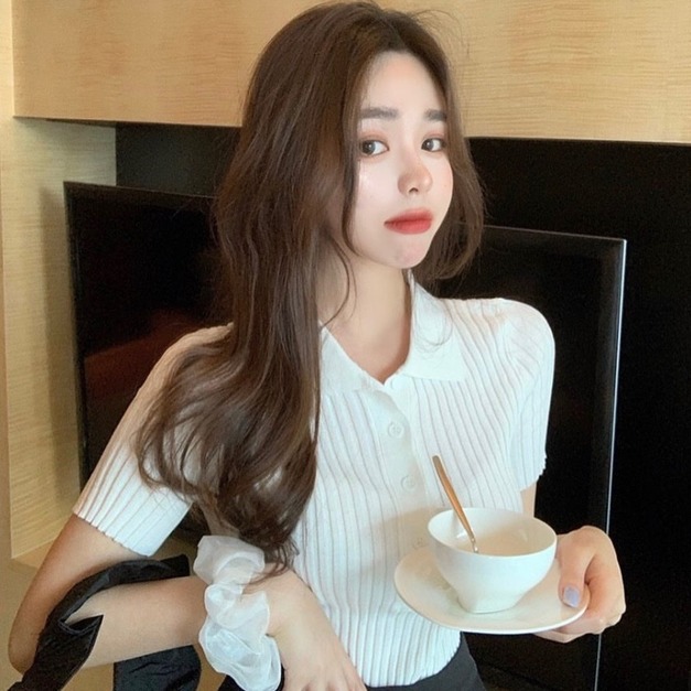 百搭針織短版上衣