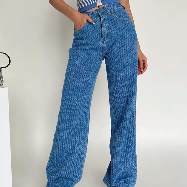 超復古喇叭牛仔褲