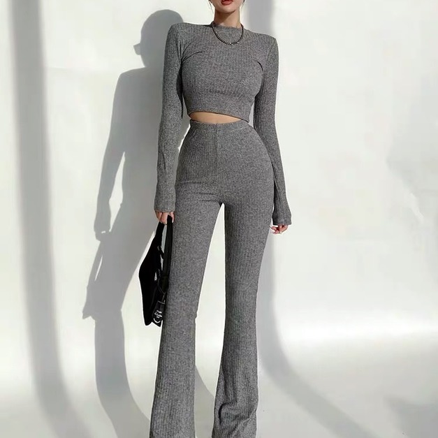 親膚喇叭休閒套裝