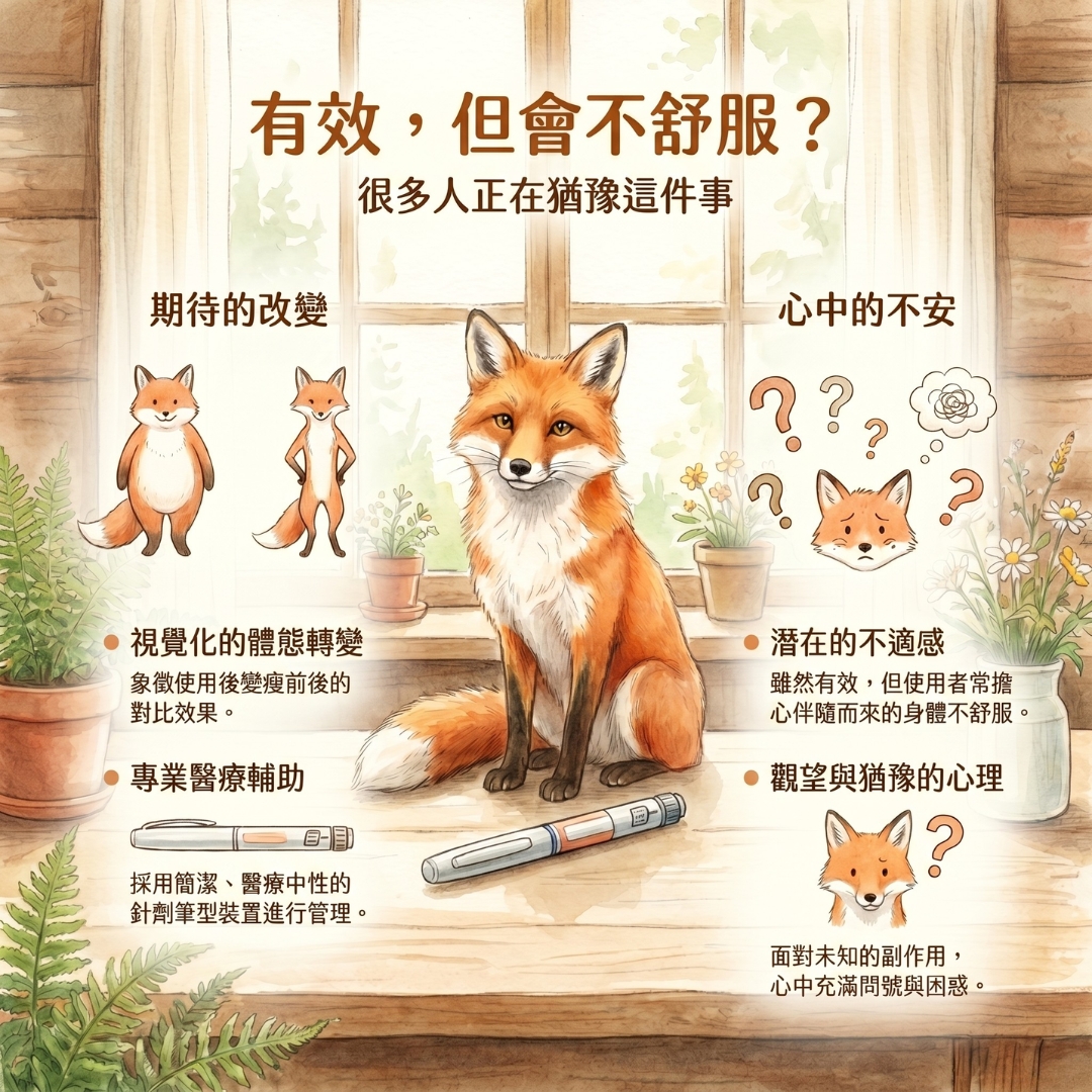 瘦瘦針有哪些副作用？