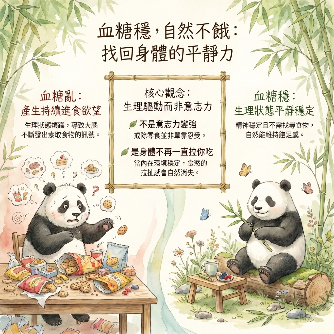 血糖穩，自然不餓：找回身體的平靜力