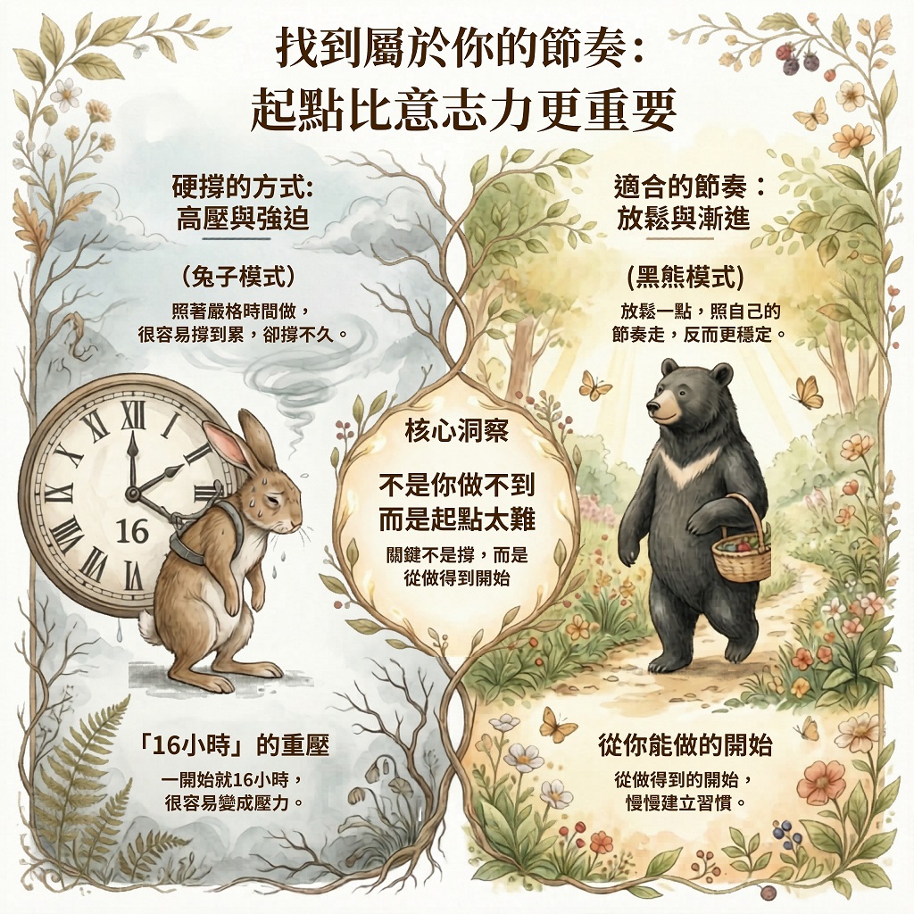 找到屬於你的節奏