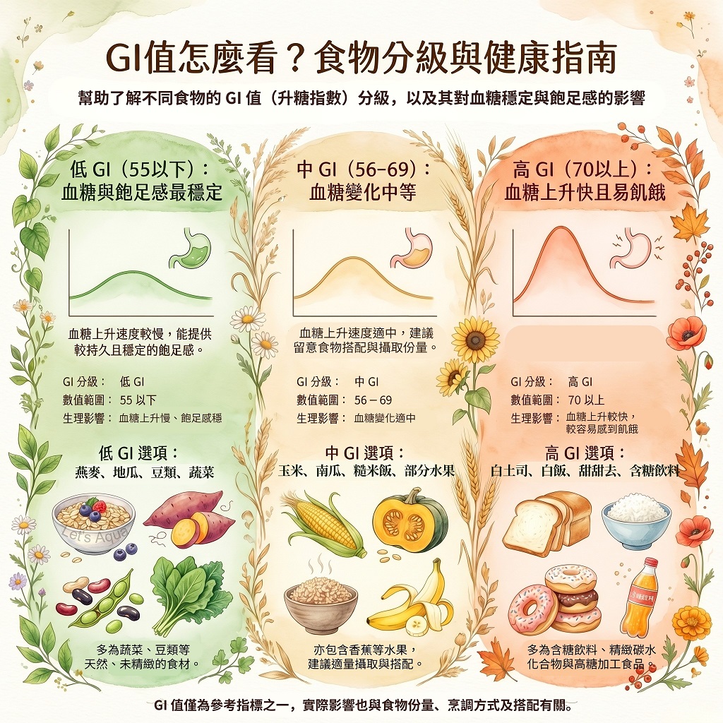 低GI飲食的關鍵