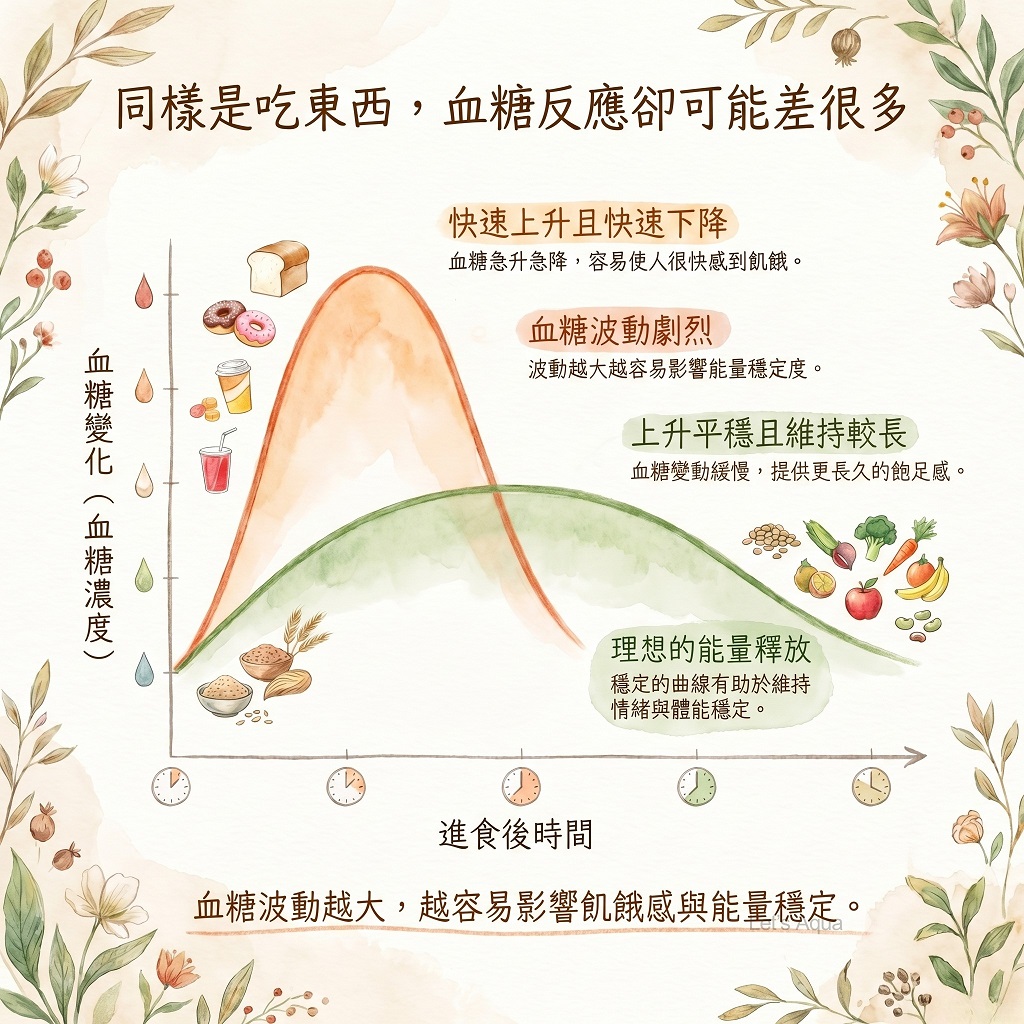 同樣是吃東西，血糖反應卻可能差很多
