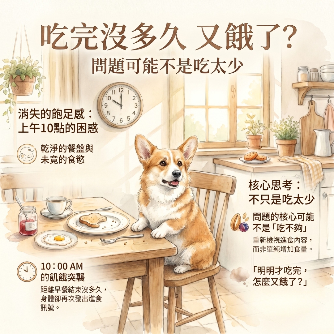 吃完沒多久 又餓了?