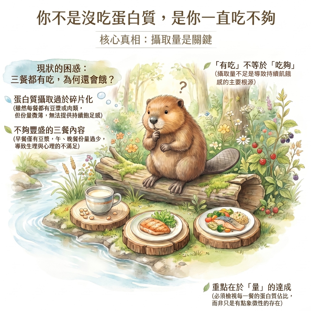 你的蛋白質有吃足夠嗎?