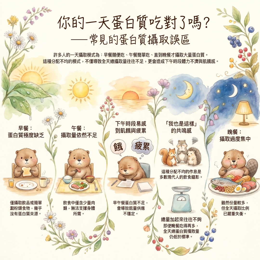 你的一天蛋白質吃對了嗎：常見蛋白質攝取誤區