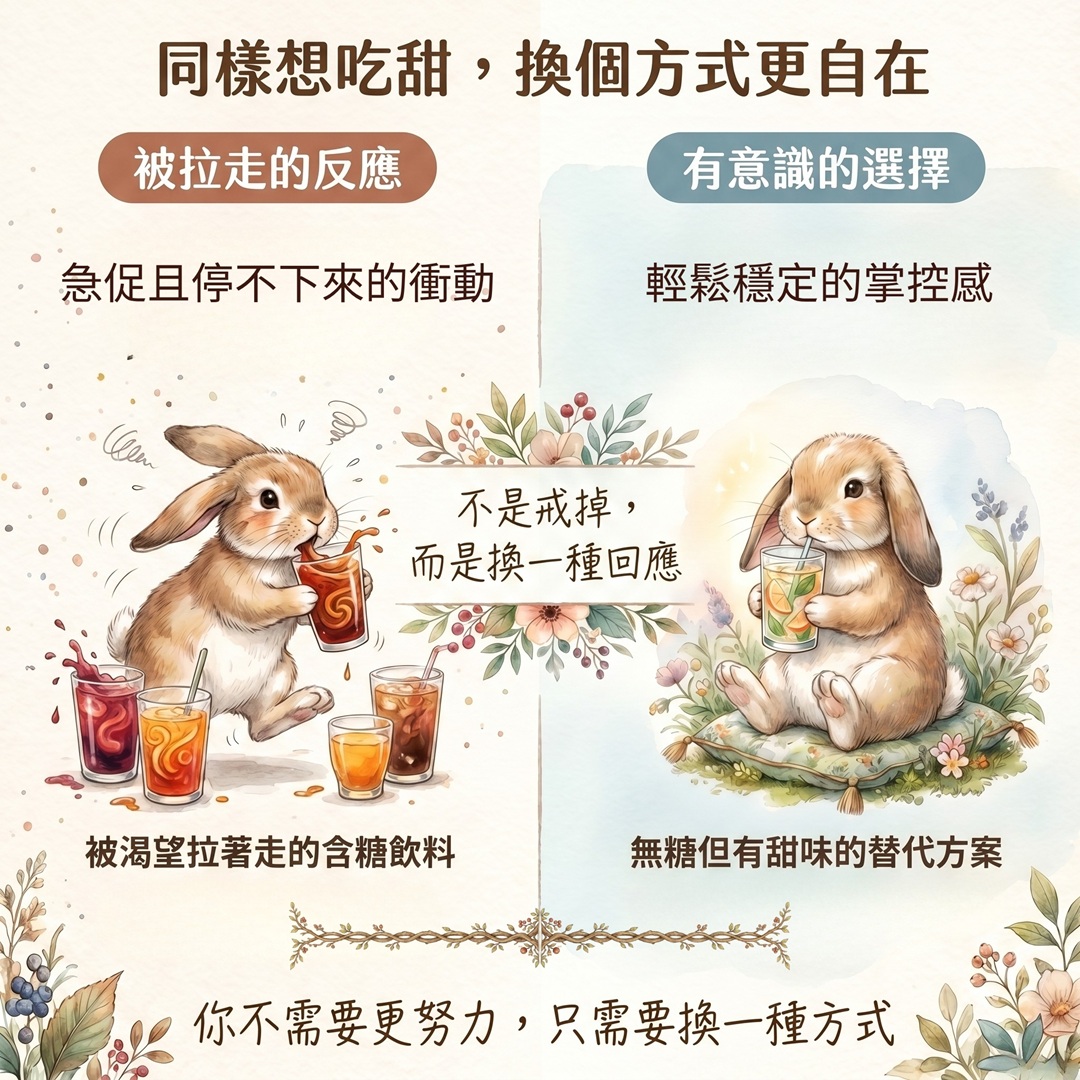 同樣想吃甜，換個方式更自在