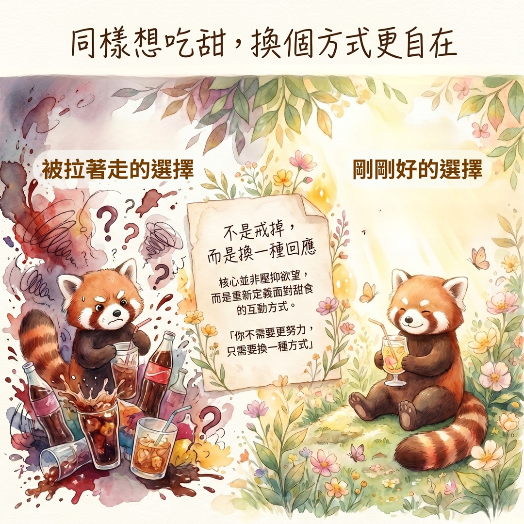 同樣想吃甜，換個方式更自在