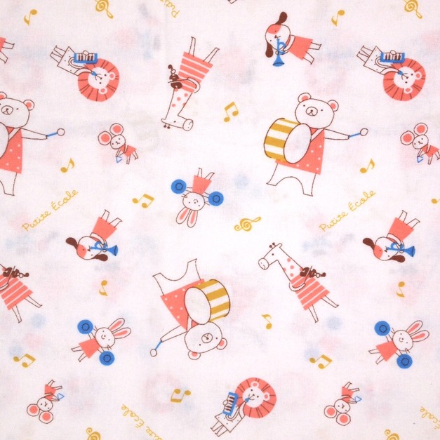 快樂上學去(紅底)-初步鞋/成長鞋/漫步鞋