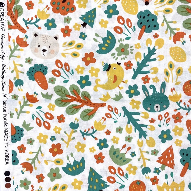 橘色森林-逗點被