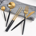 黑金經典設計餐具4件組_2