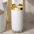 白色金圈質感垃圾桶_3