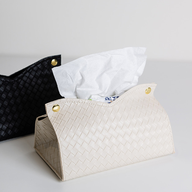 編織皮革紙巾袋