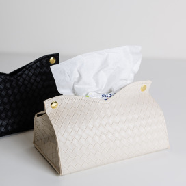 編織皮革紙巾袋