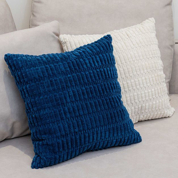 小條紋藍白抱枕(含枕芯)