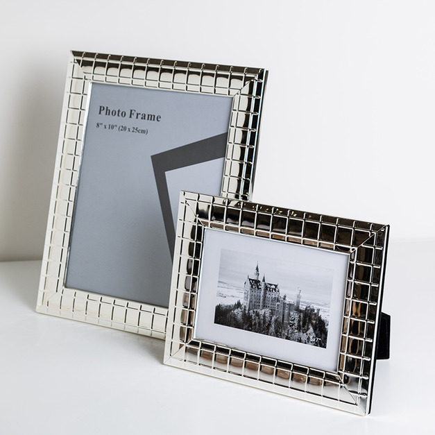 銀色鏡面相框