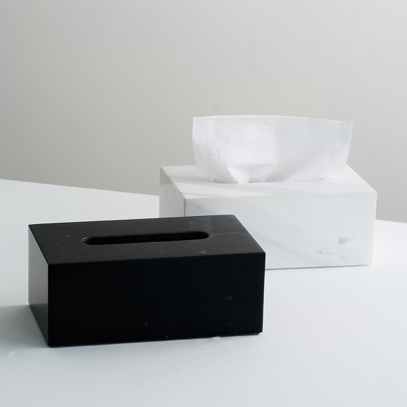 天然大理石面紙盒