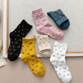 【S031】日系清新小碎花中筒襪(6色)_1