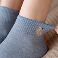 【S058】日系可愛刺繡動物低筒襪(10色)_4