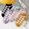 【S059】日系復古風格紋低筒襪(6色)_1