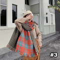 【L004】韓系雙面格紋仿羊絨保暖圍巾(9色)_3