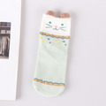 【S084】日系立體貓臉中筒襪(5雙1組)_5