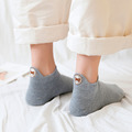 【S086】日系立體腳後跟刺繡圓圈小熊低筒襪(10色)_4