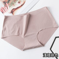 【HP018】日系冰絲涼感螺紋一片式無痕中腰內褲_9