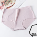 【HP018】日系冰絲涼感螺紋一片式無痕中腰內褲_7