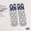 【S049】韓系點點大頭狗中筒襪(5色)_4