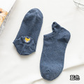 【S053】日系立體腳後跟刺繡狐狸低筒襪(10色)_4