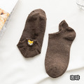 【S053】日系立體腳後跟刺繡狐狸低筒襪(10色)_3