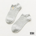 【S012】日系舒適刺繡動物情侶低筒襪(10色)_6