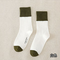 【S045】日系時尚撞色中筒襪(8色)_4
