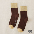 【S045】日系時尚撞色中筒襪(8色)_11