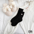 【S046】日系毛絨絨刺繡貓咪中筒襪(8色)_5