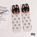 【S049】韓系點點大頭狗中筒襪(5色)_6