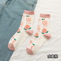 【S028】日系滿版水果中筒襪(6色)_6