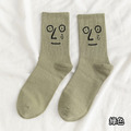 【S055】韓系搞怪表情中筒襪(10色)_13