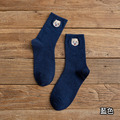 【S073】日系刺繡大頭狗中筒襪(10色)_5