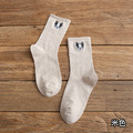 【S073】日系刺繡大頭狗中筒襪(10色)_13