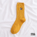 【S066】日系刺繡胖胖小狗中筒襪(7色)_10